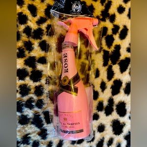 SOLD Rosé pink Champagne Water Bottle Sprayer Hair Salon cute